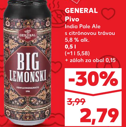 General pivo India Pale Ale Big Lemonski