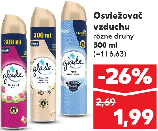 Glade osviežovač vzduchu sprej