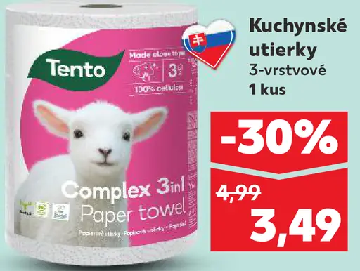Tento kuchynské utierky 3-vrstvové Complex 3in1