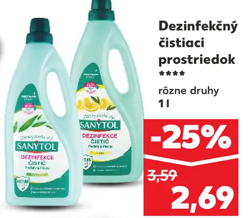 Sanytol Dezinfekčný čistiaci prostriedok