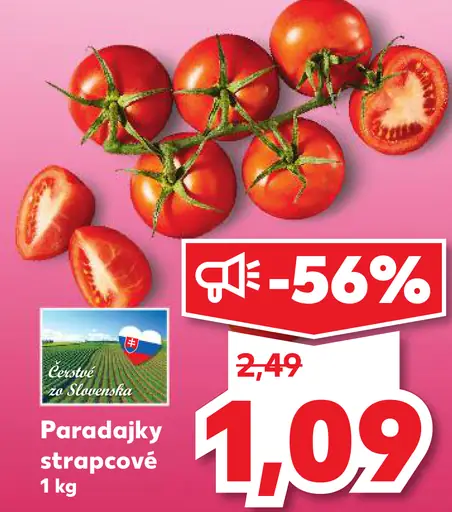 Paradajky strapcové