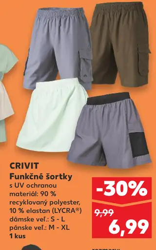 Crivit funkčné šortky