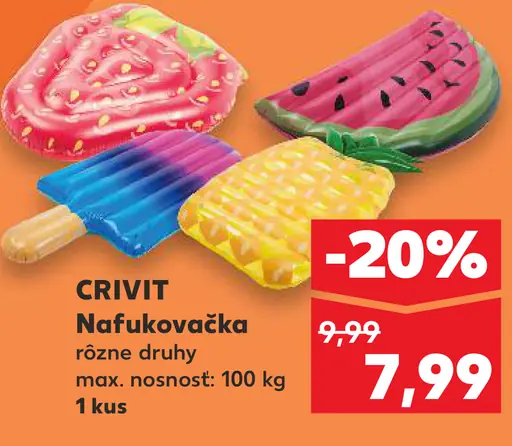 Crivit nafukovačka ovocné motívy rôzne druhy
