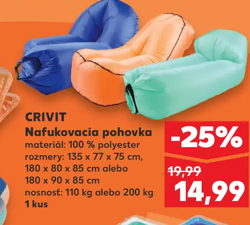 Crivit Nafukovacia pohovka