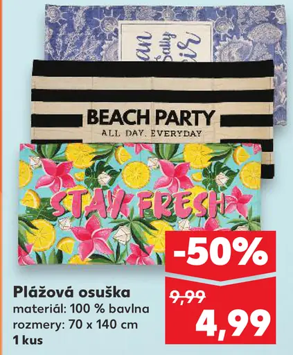 Plážová osuška Beach Party
