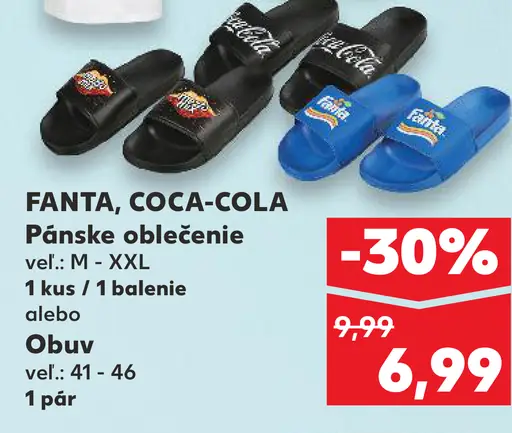 Fanta, Coca‑Cola obuv