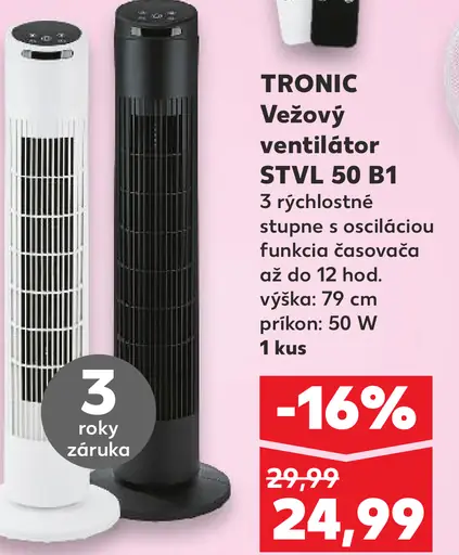 Tronic vežový ventilátor STVL 50 B1