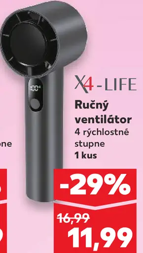 X4-Life ručný ventilátor