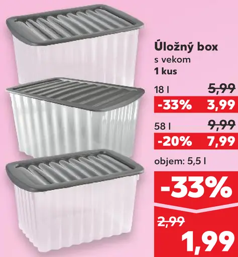 Úložný box s vekom