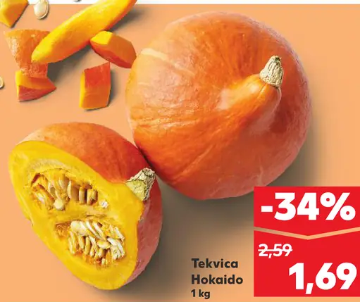 Tekvica Hokkaido čerstvá