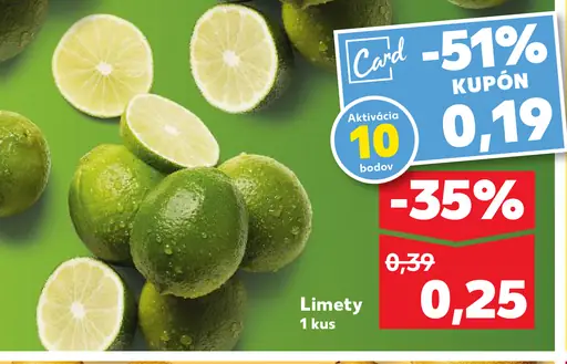 Limety čerstvé