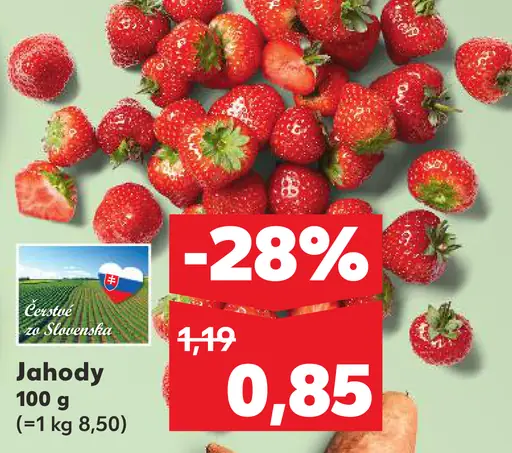 Jahody čerstvé