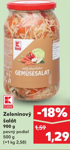 K-Classic Zeleninový šalát