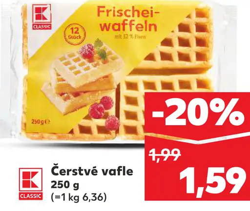 K-Classic Čerstvé vafle