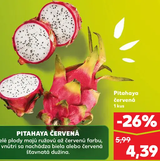 Pitahaya červená
