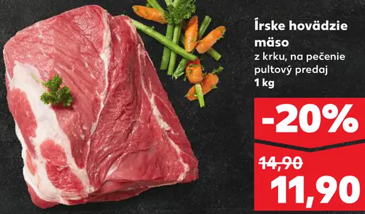 Írske hovädzie mäso na pečenie