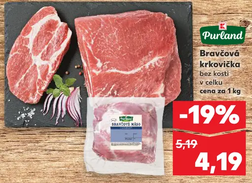 Purland Bravčová krkovička bez kosti