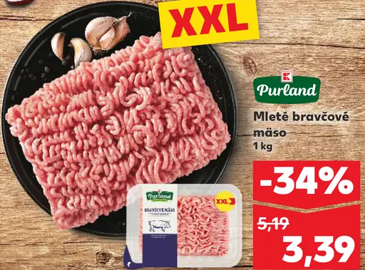 Purland Mleté bravčové mäso