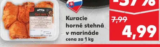 Kuracie horné stehná v marinade