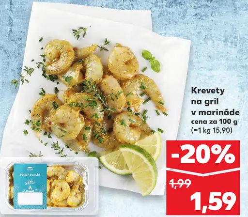 Krevety na gril v marináde