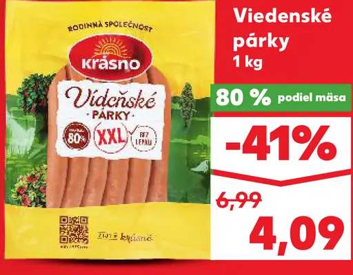 Viedenské párky XXL