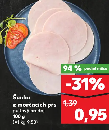 Šunka z morčacích pŕs