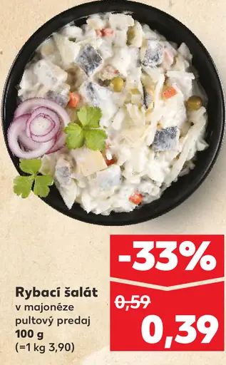 Rybací šalát v majonéze