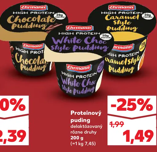 Ehrmann High Protein White Choc Style Pudding