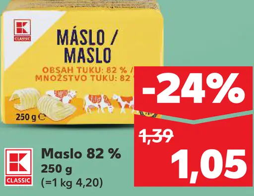 K-Classic Maslo 82 %