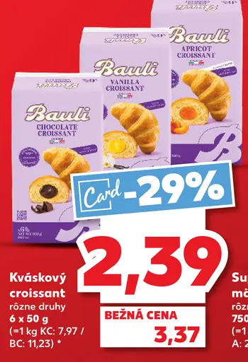 Bauli kváskový croissant rôzne druhy