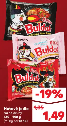 Samyang Buldak instantné hotové jedlo