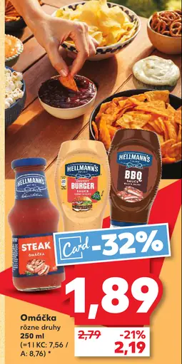 Hellmann's omáčka rôzne druhy