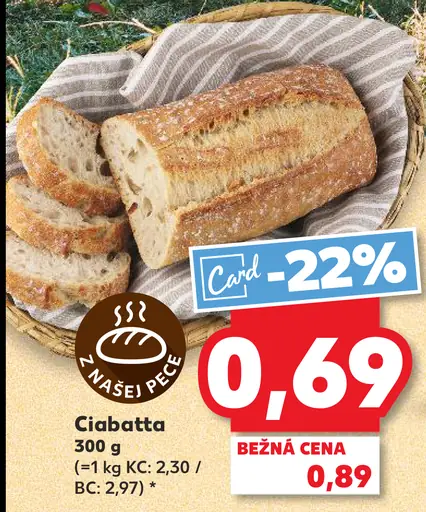 Ciabatta chlieb
