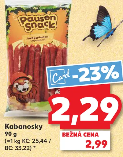 Pausen Snack Kabanosky