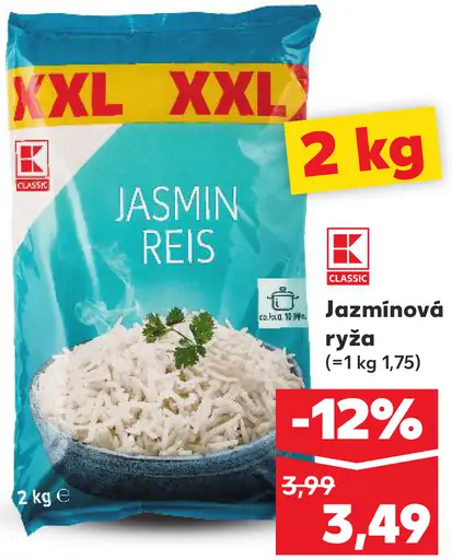 K-Classic jazmínová ryža Jasmin Reis