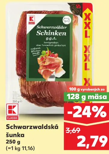 K-Classic Schwarzwaldská šunka