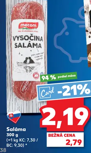 Mecom Vysočina saláma