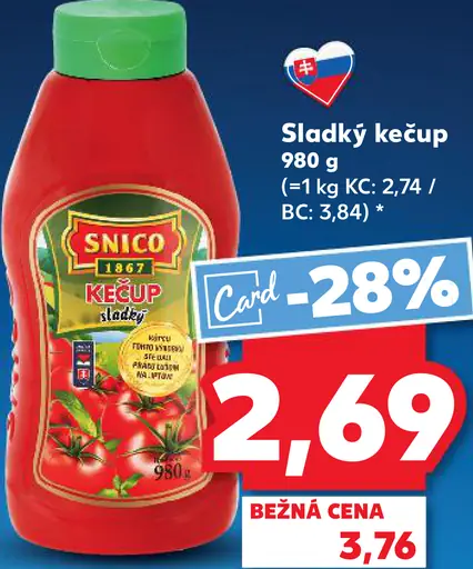 Snico Sladký kečup