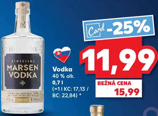 Marsen vodka 40 %