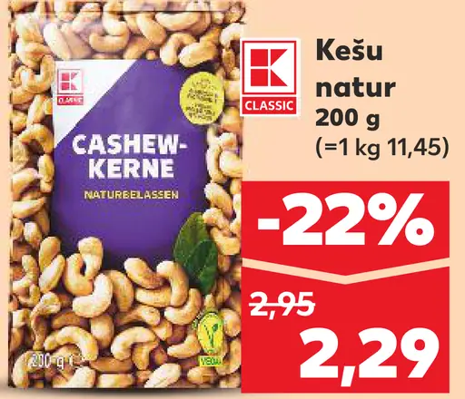 K-Classic Kešu natur