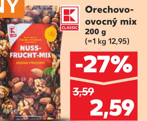 K-Classic Orechovo-ovocný mix