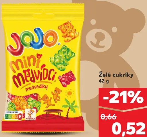 Jojo mini medvídci želé cukríky