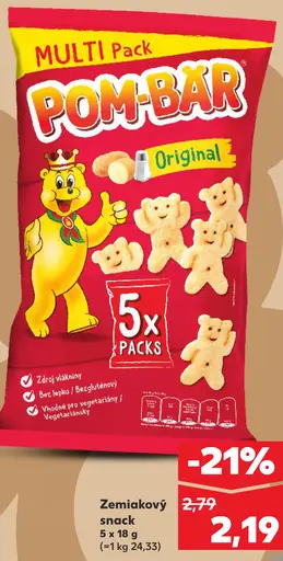 Pom-Bär zemiakový snack