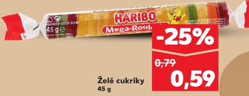 Haribo Mega-Roulette želé cukríky