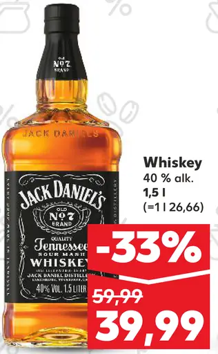 Jack Daniel's Tennessee whiskey