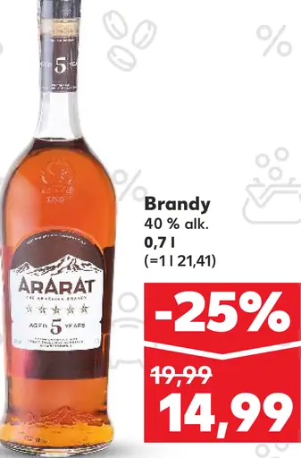 Ararat Brandy 5 rokov