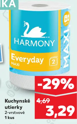 Harmony kuchynské utierky 2-vrstvové