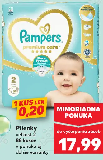 Pampers Premium Care plienky veľkosť 2