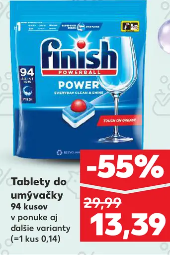 Finish Power tablety do umývačky