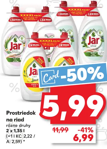 Jar prostriedok na riad